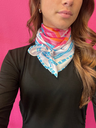 Bright Abstract Aztec Wild Rag