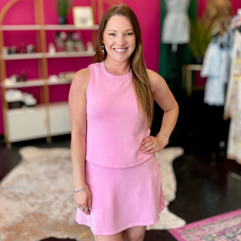 Candy Pink Essentials Skort
