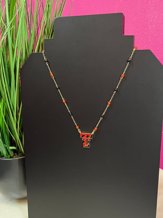 Texas Tech Logo Layering Necklace