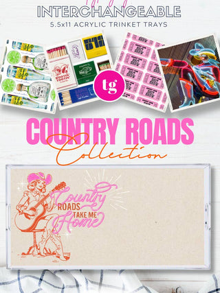 Country Roads Trinket Tray Insert Set