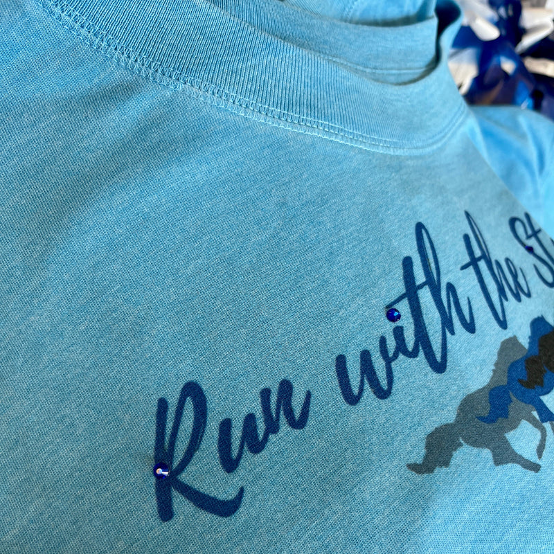 Run with the Stangs Vintage Tee