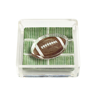 Football Acrylic Napkin Holder Set