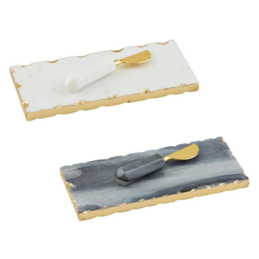 Gray Marble Everything Plate Set