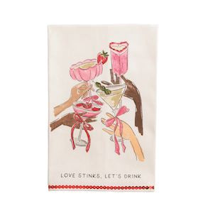 Love Stinks Hand Towel
