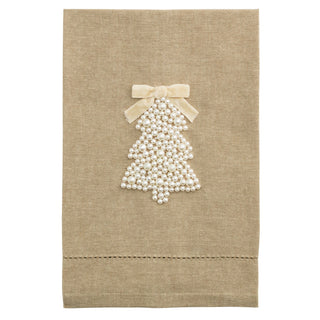 Christmas Tree Pearl Tea Towel