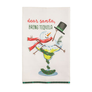 Dear Santa, Tequila Tea Towel