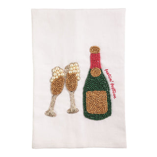 Feelin Festive Beaded Tea Towel