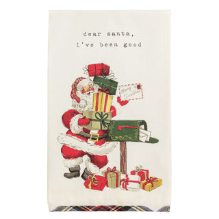 Dear Santa Mailbox Tea Towel