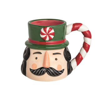 Green Nutcracker Christmas Mug