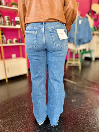 Imaginative Mid Rise Flare Denim Jeans