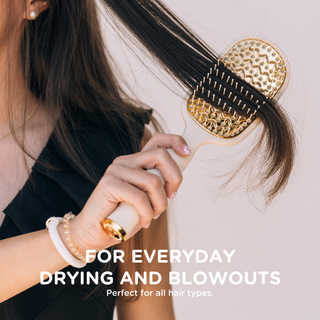 Teleties Tan Vented Hair Brush