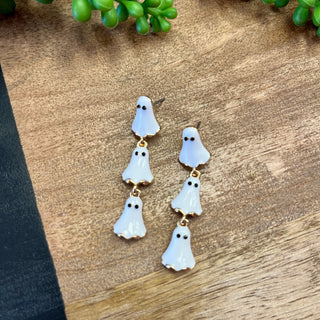 3 Ghost Dangle Earring