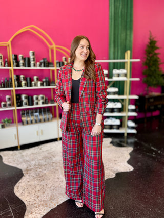 Red Tartan Plaid Pants
