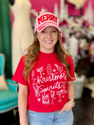 MERRY Red & Pink Captain Hat