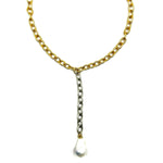 LJ Gretta 2Tone & Pearl Necklace