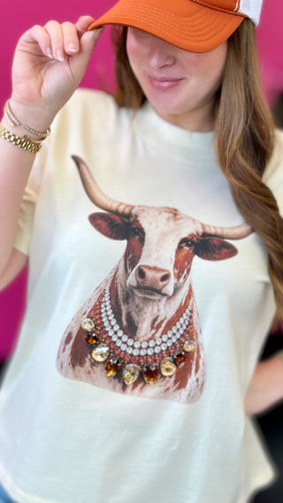 PRE-ORDER Big Bling Texas Longhorn Graphic Tee