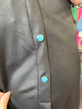 Split Decision Black Skirt