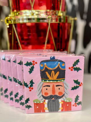 Pink Nutcracker Napkins