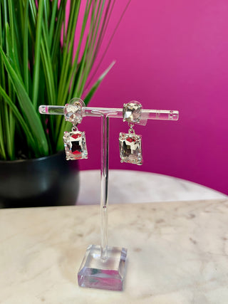 Too Chic Crystal Double Crystal Earring