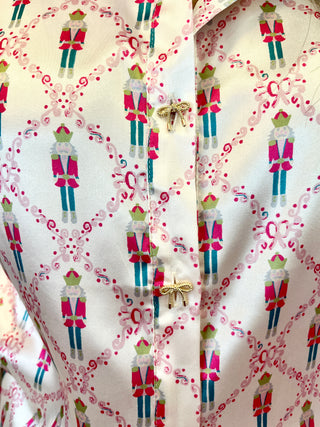 Caroline Nutcracker Satin Top