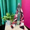 Black, Pink, & Red Print Twilly