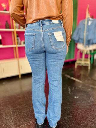 Quick Mid Rise Bootcut Denim Jeans