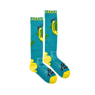 Get Lucky Aqua Boot Sock By Lucky Chuck