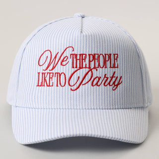Blue We The People Baseball Hat