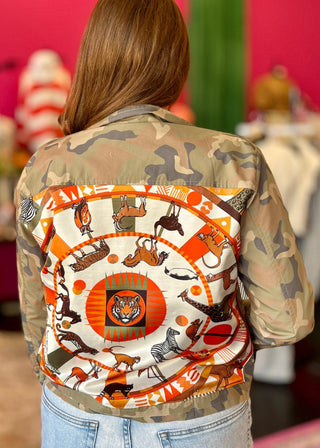 Animal Kingdom Camo Scarf Shajacket