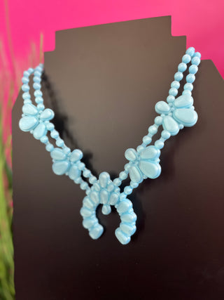 Denim Dreams Night Bloom Necklace