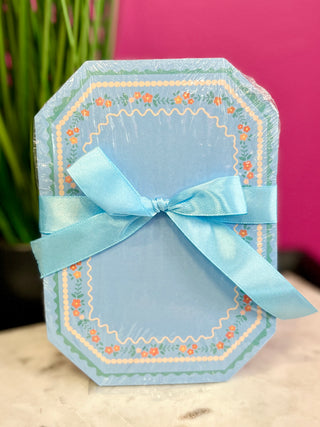 Perwinkle Octagon Note Pad