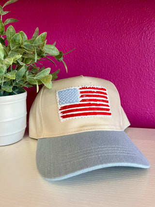 Embroidery Flag Baseball Hat