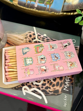 Sitting Dogs Matchbox