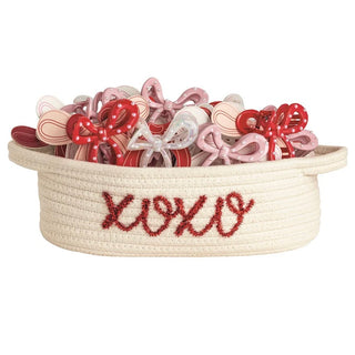 White & Pearl Bow Shaped Hair Clip