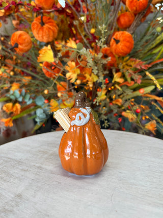 Orange Pumpkin Toothpick Holder