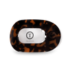 Tortoise Medium Flat Round Teleties Clip