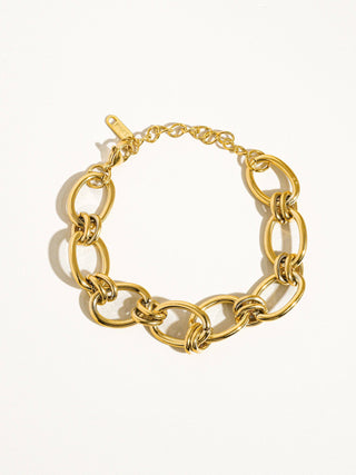 Tila 18K Gold Bold Chain Bracelet - Water Resistant