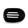 Jet Black Large Flat Round Teleties Clip