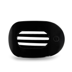 Jet Black Large Flat Round Teleties Clip