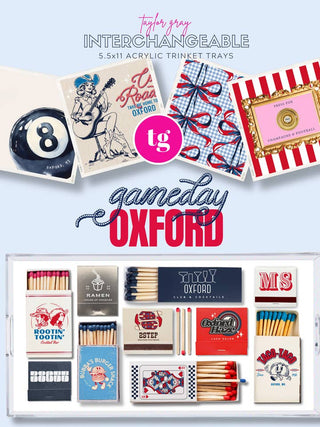 Gameday Oxford Trinket Tray Insert Set