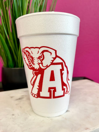 Alabama Mirror Styrofoam Cups