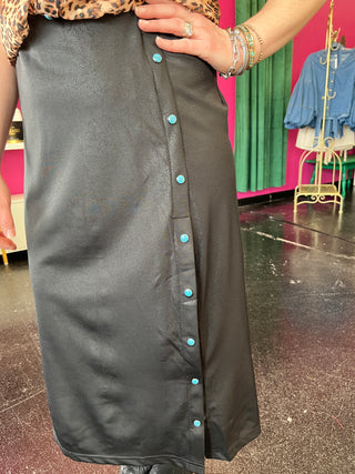 Split Decision Black Skirt