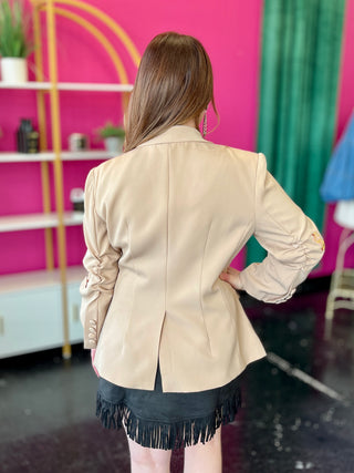 Rodeo Nights Tan Blazer