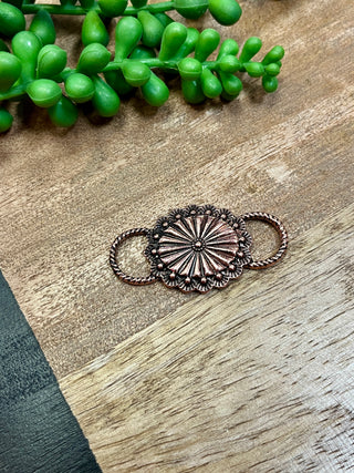 Bronze Western Saddle Earrings