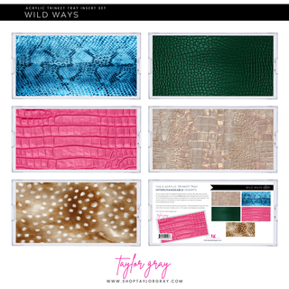 Wild Way Trinket Tray Inserts