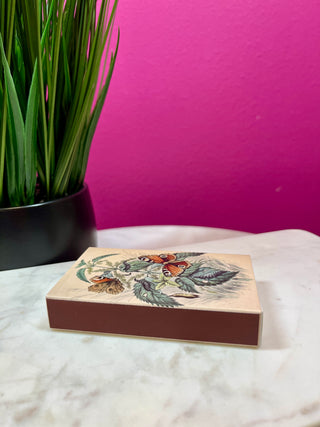 Vintage Butterfly Matchbox