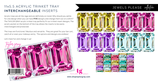 Jewels Please Trinket Tray Inserts