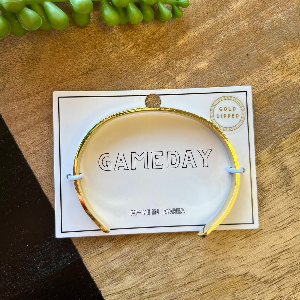 White & Gold Cuff Bracelet