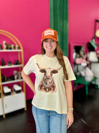 PRE-ORDER Big Bling Texas Longhorn Graphic Tee