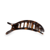 Tortoise Medium Flat Round Teleties Clip